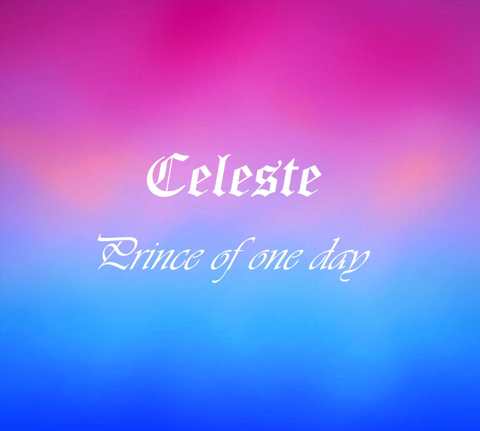 CELESTE - Prince of one day (CD Digipack)
